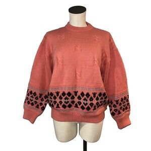 Malagrida Vintage Made in Italy Women’s Crew Neck Sweater size 4/XL Wool Blend